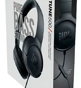 FONE DE OUVIDO COM MICROFONE JBL TUNE500 PRETO