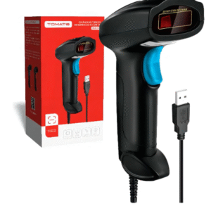 LEITOR CÓDIGO DE BARRAS COM FIO USB 1D LASER DANFE MDK 101 COR AZUL