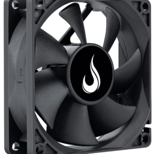 Ventoinha Rise Mode Black, 80mm, Preto - RM-BK-02-FB