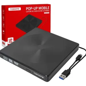 GRAVADOR EXTERNO CD/DVD CONEXÃO USB 3.0 5GBPS  MTM-1025