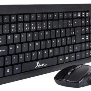 KIT TECLADO E MOUSE SEM FIO KNUP KP 2012