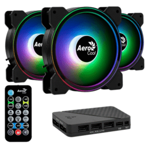 KIT DE 3 VENTOINHAS AEROCOOL SATURN 12F ARGB PRO 12F RGB