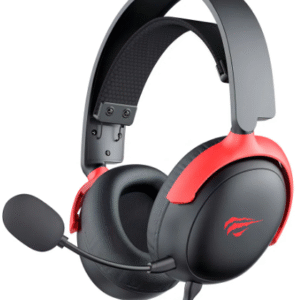 HEADSET GAMER HAVIT GAMENOTE H2015F PRETO/VERMELHO COR PRETO