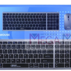 KIT TECLADO E MOUSE SEM FIO KNUP KP-TE150