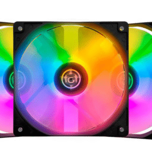 KIT VENTOINHAS TGT STRIKER, RAINBOW, 3X120MM, TGT-STK3-BLRBW