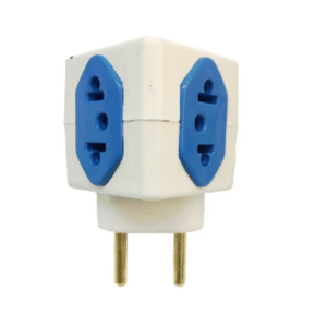ADAPTADOR DE TOMADA BENJAMIM CUBO 4 TOMADAS