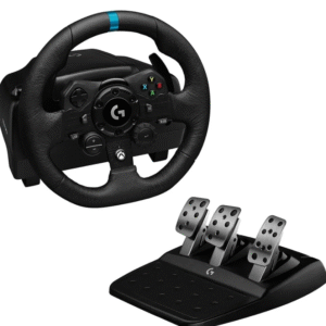 VOLANTE LOGITECH G923 PARA XBOX SERIES X|S, XBOX ONE E PC COM TRUEFORCE, PEDAIS RESPONSIVOS, LAUNCH CONTROL - 941-000157