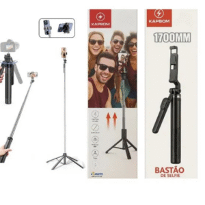TRIPE BASTAO DE SELFIE BLUETOOTH SEM FIO COM CONTROLE LED KA-ZP116