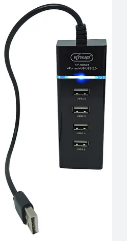 HUB USB 2.0 4 PORTAS KNUP KP-HB501