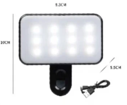 ILUMINADOR RING LIGHT LUZ DE SELFIE KA-7526 LAMPADA CLIP