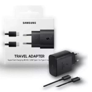 CARREGADOR SAMSUMG 45W TURBO PRETO