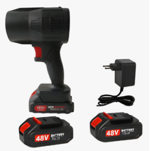 SOPRADOR TURBO PORTÁTIL RECARREGÁVEL 48V 2 BATERIAS FOLHAS UNICA 48V