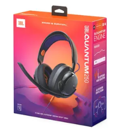 HEADSET GAMER JBL QUANTUM 250 PRETO