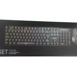 KIT TECLADO MECANICO E MOUSE GAMER COM FIO KP-TE131 KNUP