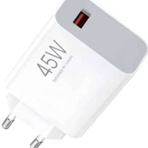 CARREGADOR 45W COM SAÍDA USB-A  XIAOMI, BRANCO  MDY-17EF