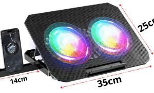 COOLER PARA NOTEBOOK DE 12'' A 17'' KAPBOM KA-2042 COM RGB