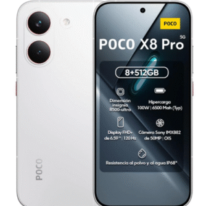 CELULAR XIAOMI POCO X8 PRO 8gb RAM 512GB ROM  6.59" 50+8MP 20MP - WHITE (GLOBAL)