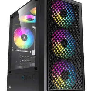 GABINETE GAMER ACEGEEK PULSE, MID-TOWER, LATERAL DE VIDRO ( não acompanha fanns)