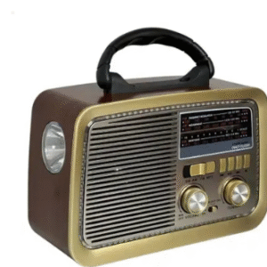 RÁDIO PORTÁTIL RETRO AM/FM 7 FAIXA USB/SD/MP3 RECARREGAVEL  RA-0564BT