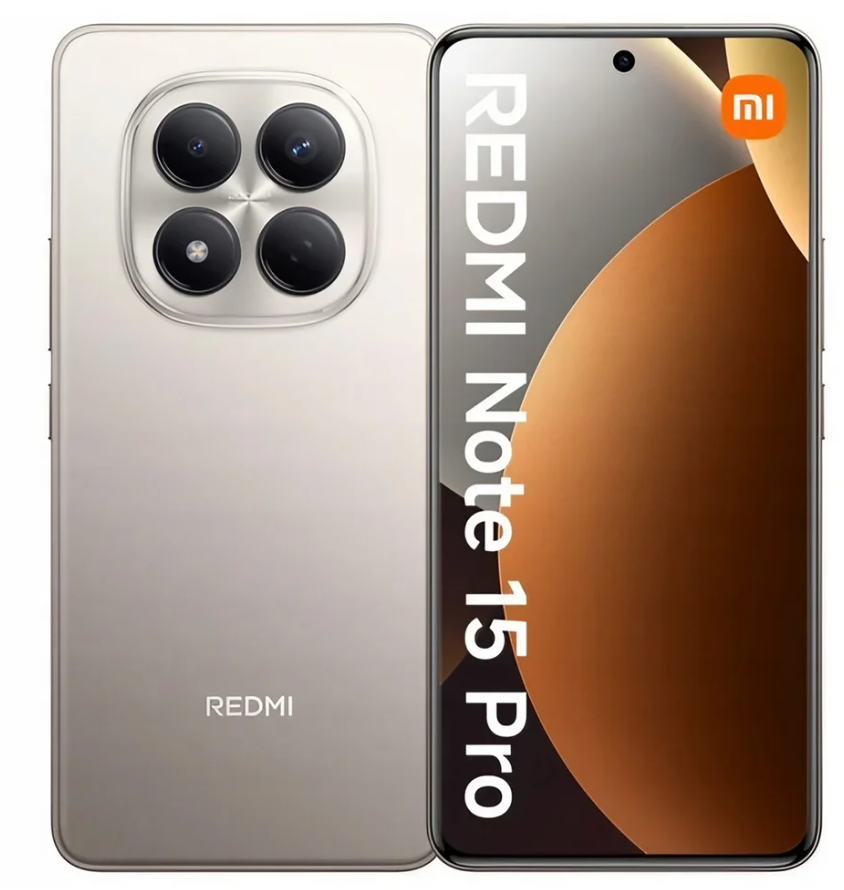 CELULAR XIAOMI REDMI NOTE 15 PRO  8GB RAM 256GB ROM  GRIS TITANIO