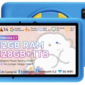 BLACKVIEW TABLET INFANTIL TAB A6KIDS, ANDROID 14 PARA CRIANÇAS 10"  COM CAPA, (4 + 8) GB + 128 GB