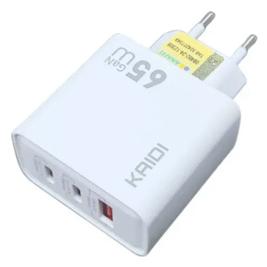 CARREGADOR RÁPIDO USB-C  / USB KAIDI 65W KD-665