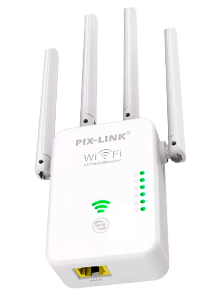 REPETIDOR WIFI PIX-LINK WR49S4T 300MBPS 4 ANTENAS AMPLIFICADOR SINAL