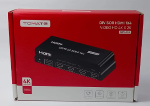 DIVISOR SPLITTER HDMI 1X4 TOMATE MTV-705