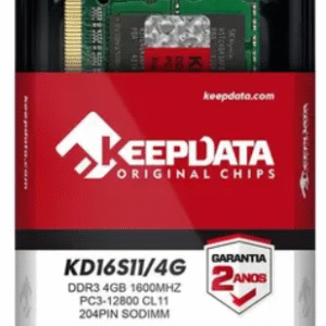 MEMÓRIA RAM PARA NOTEBOOK KEEPDATA DDR3 4GB 1600MHZ - KD16S11/4G
