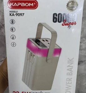 CARREGADOR PORTATIL POWERBANK KAPBOM KA-9097  22.5W 60000MAH